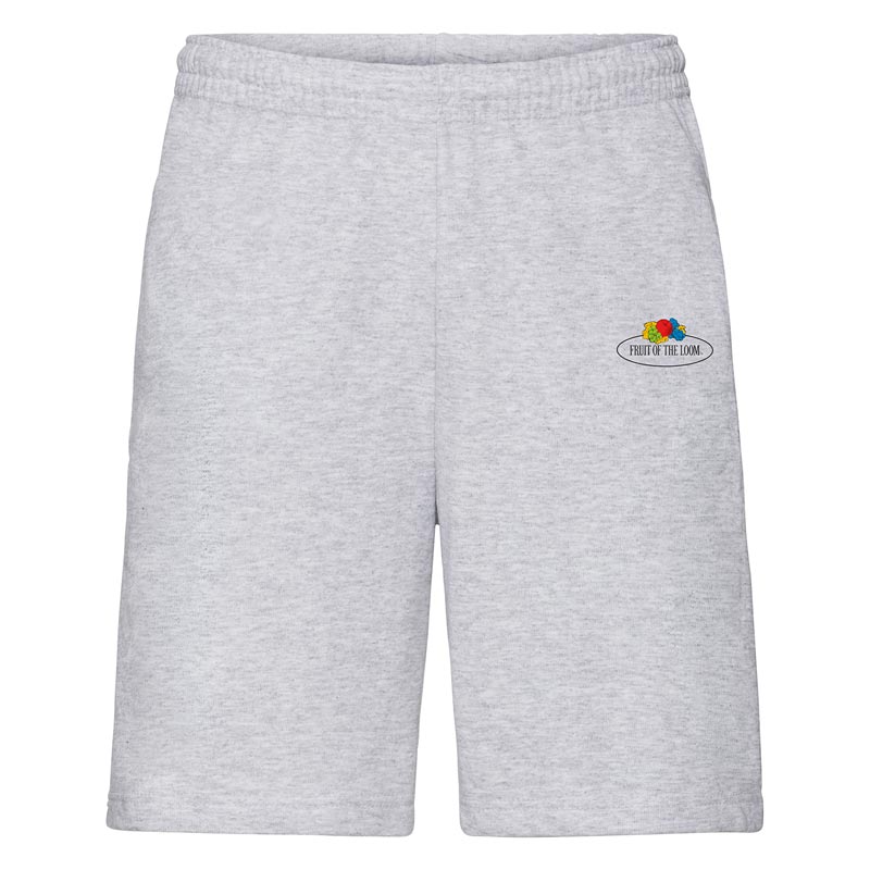 Vintage shorts with small logo print - Heather Grey S